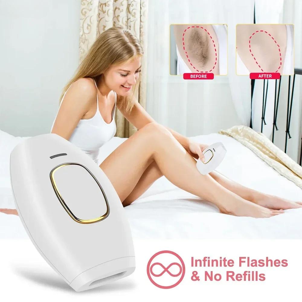 Flash Depilator Painless Laser IPL Epilator Permanent Hair Removal Body Face Bikini Underarm Hair Removal Women Shaver
