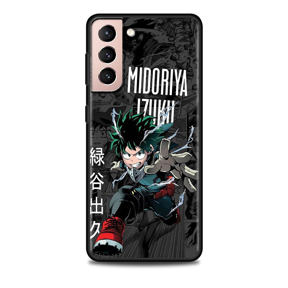 Mein Hero Academia Midoriya Izuku Comics Für Samsung Galaxy S22 S21 S20 Ultra FE S22 S21 S20 S10 S9 S8 Plus 5G S10e S7 Rand Fall