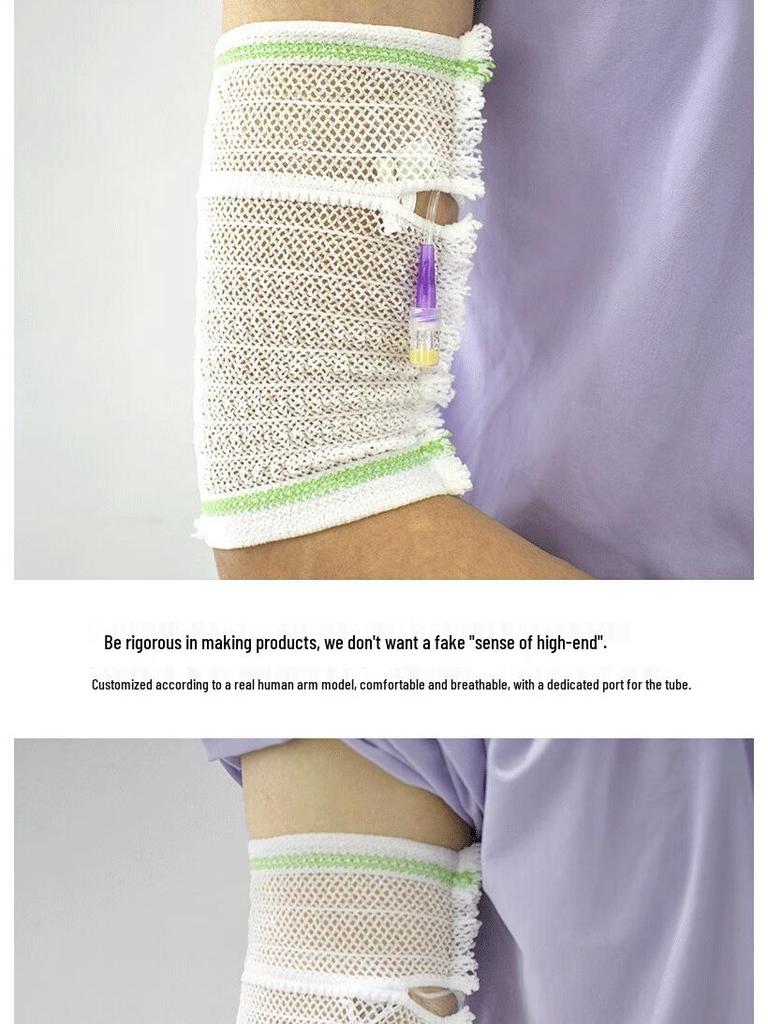 Langlebige elastische Chemotherapie-Armmanschette für alle Altersgruppen - Schützende PICC-Leitung-Abdeckung für Männer & Frauen