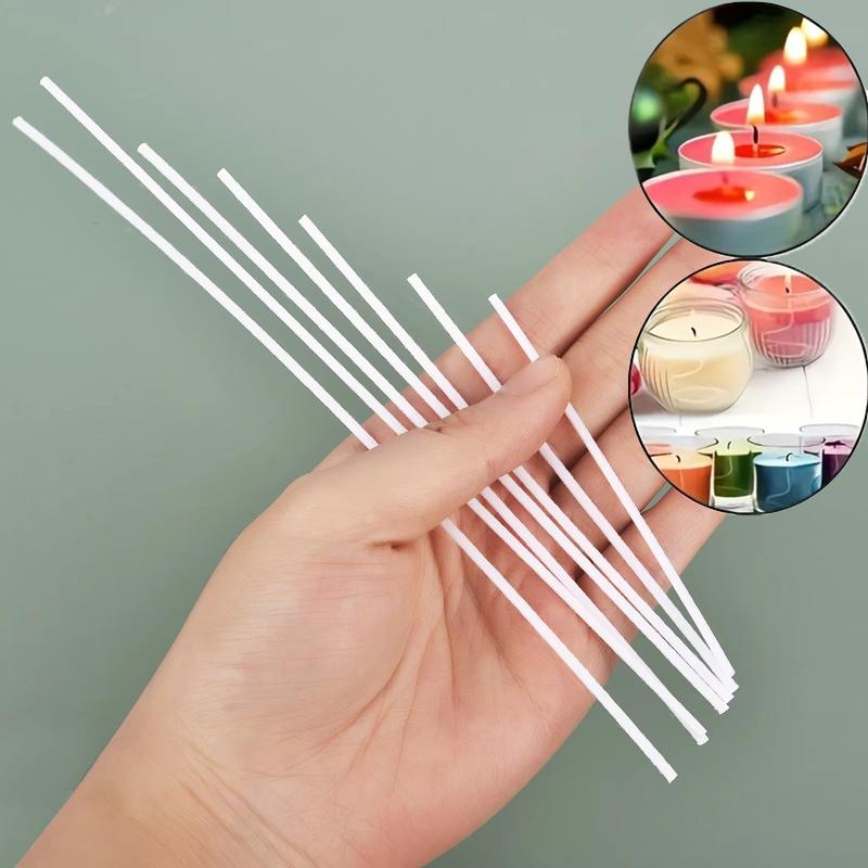 100PCs No Base Wax Smooth Texture Wax Wicks Gifts Sand Wax DIY Floating Wax Crafters Hand-Held For Candle Making
