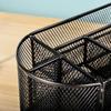 Wholesale Metal Pen Holder Creative Desktop Storage Nine Grid Multi Functional Pen Holder Storage Box Student Stationery Supplies YLE238