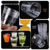 Heavy-Duty 160ml Disposable Transparent Plastic Cups