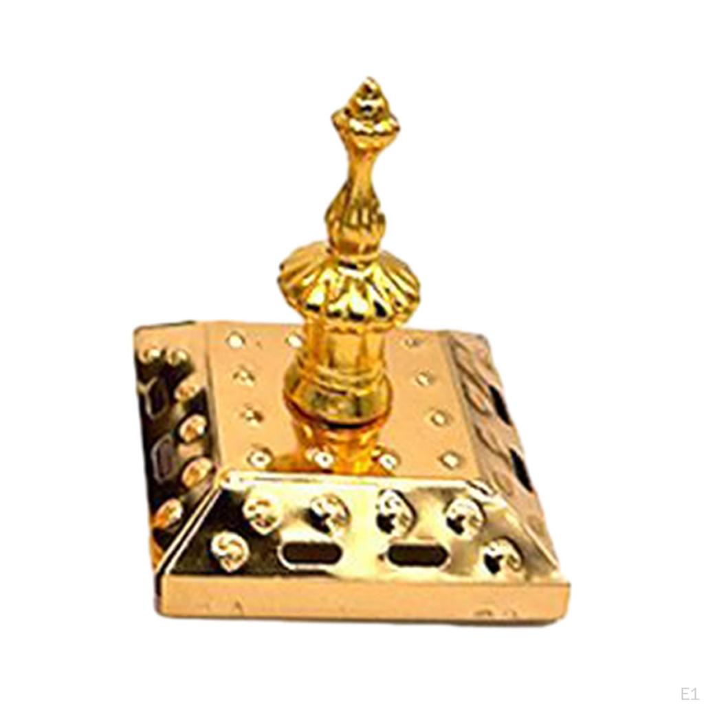 Electric Incense Burner Middle Eastern Style EU 220V Plug Ornament Golden