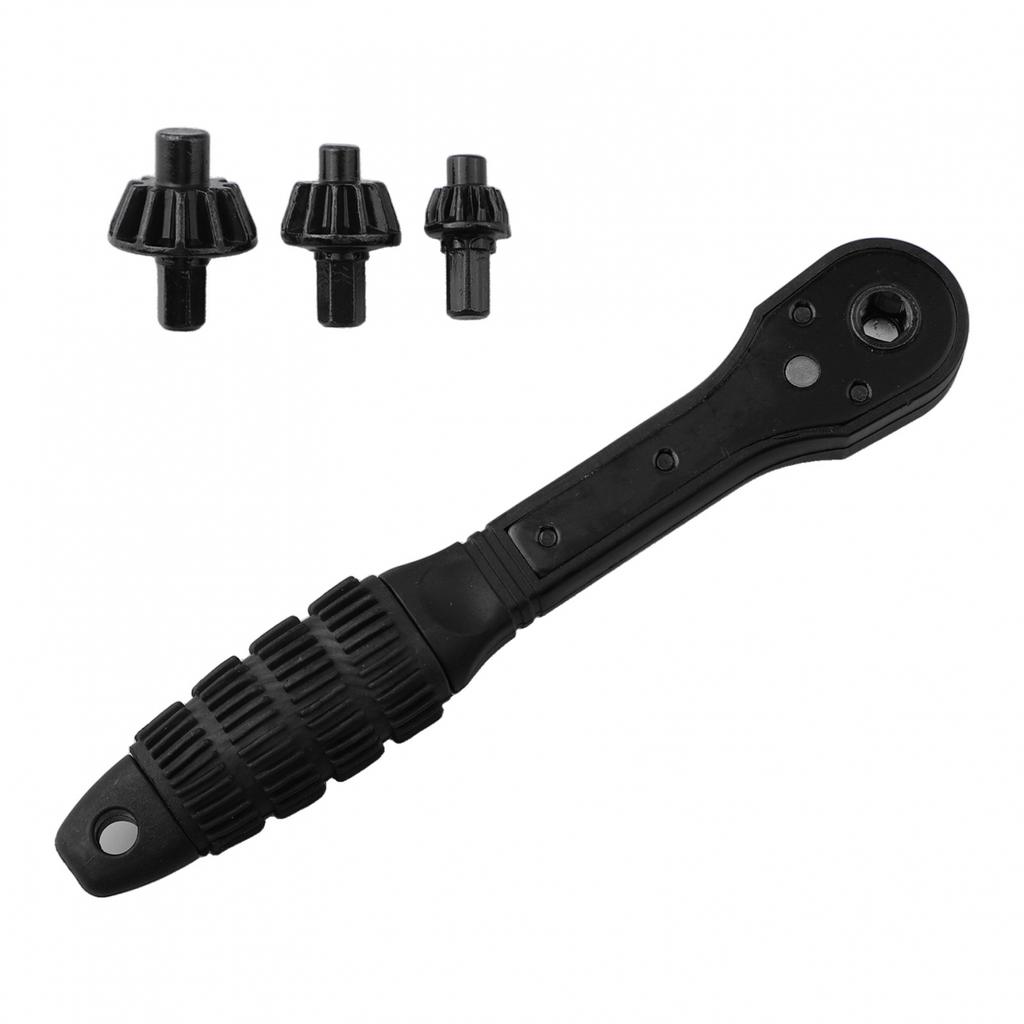 Heavy Duty Chuck Key Wrench with Ratchet Function for Drill Press Compatibility