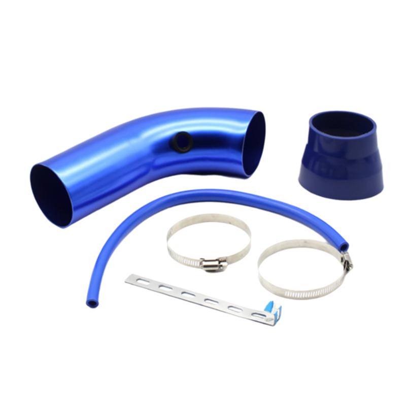 Car 76Mm Air Filter Intake Pipe Air Intake System Turbo Pipe Turbo Induction Pipe Tube With Air Filter Car Accessories