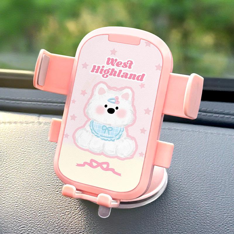 Cartoon Car Dashboard & Console Suction Cup Phone Holder for Electric Vehicles 2026
