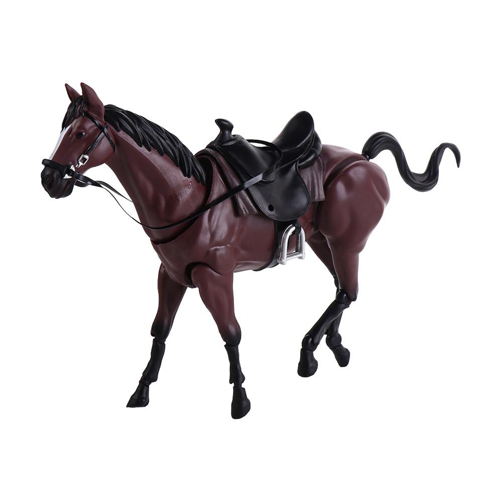Pvc Horse Ferrite Action Figure Multi-Jointed Collectible Horse Artist Painting Model Movable Model Mini Size Horse Figurine