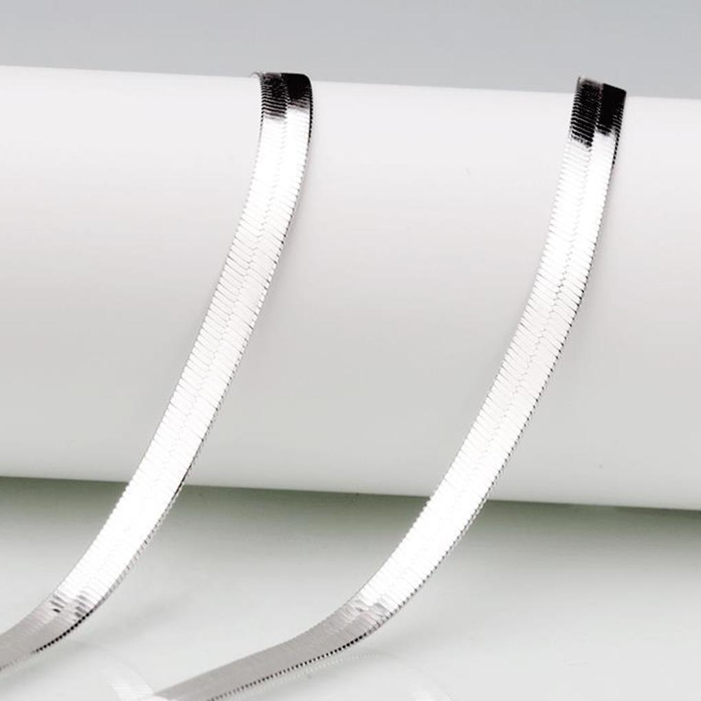 Metal Necklace Neck Pendent Fashion Jewelry Fine Workmanship Sterling Snake Chain Smooth Surface Man Accessory