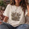 Sandhill Crane Shirt, Birdwatcher T-Shirt, Wetland Wildlife Tee, Crane Lover Gift, Vintage Marsh Bird Shirt, Nature Graphic Tee
