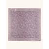 Hot-selling popular line flower satin square scarf light luxury elegant professional scarf ethnic headscarf women