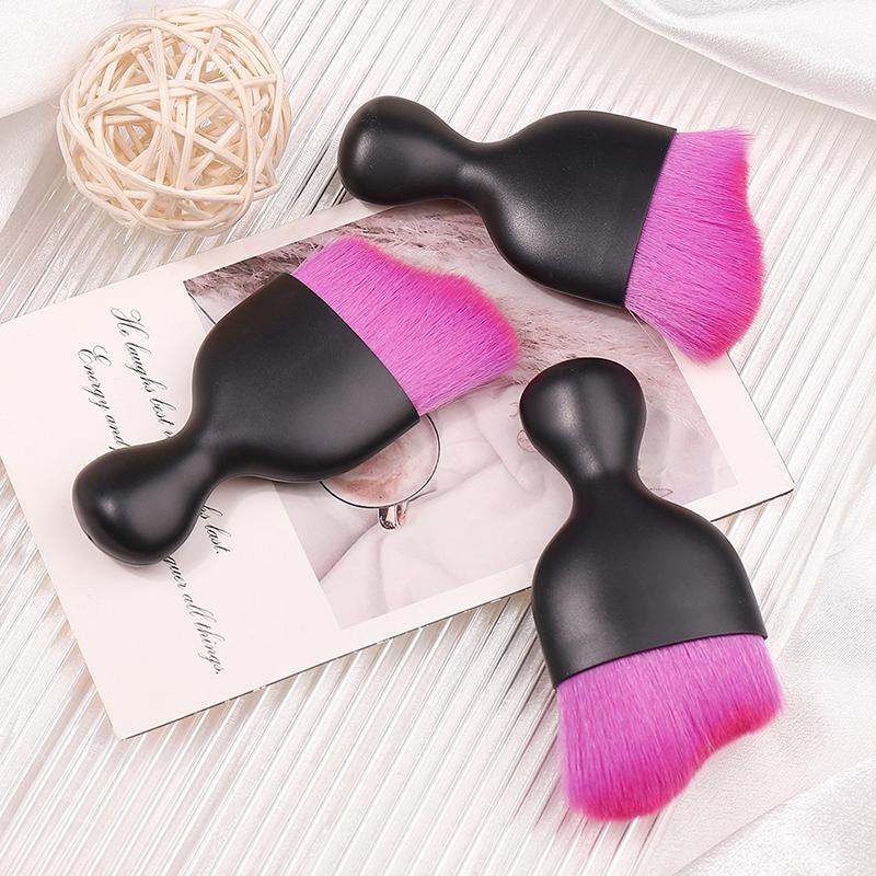 Čisticí štětec na prach z nehtů Štětec na zdobení nehtů Odstraňovač prachu z nehtů Štětec na prášek pro akrylové UV gelové laky Čištění manikúry Štětec na make-up pro krásu