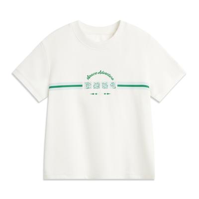 Li Ning X Disney Toy Story Serie Amerikanisch Retro Lässig Einfacher Druck Bequem Atmungsaktiv Rundhals Kurzarm T-Shirt Damen T-Shirt AHSV226-1