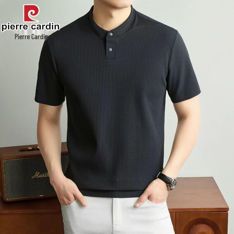 Pierre Cardin Men s Summer Waffle Knit Henley T-Shirt 4XL