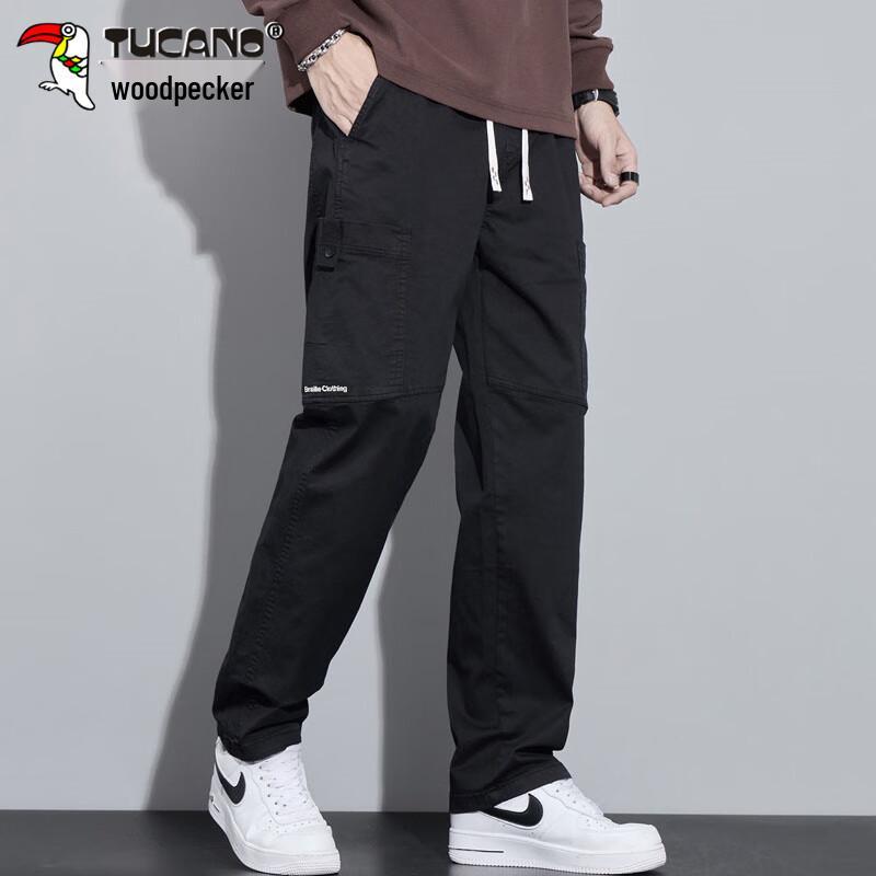 Tucano Men's Autumn/Winter Loose Straight Casual Workwear Pants