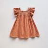 2026 Summer Korean Smocked Puff Sleeve Girls' Cotton Dress