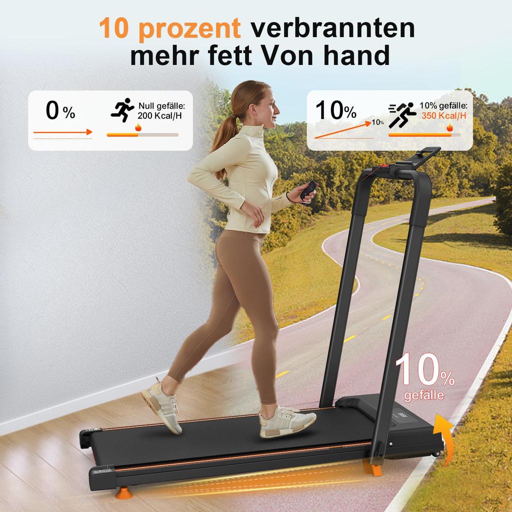 3-in-1 Treadmills Compact Desktop with Incline and APP