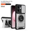 KEYSION Magnetic Phone Case for OPPO Reno13 Pro 5G Reno13 F 5G Slide Camera Protection Upright Kickstand Ring Shockproof Cover