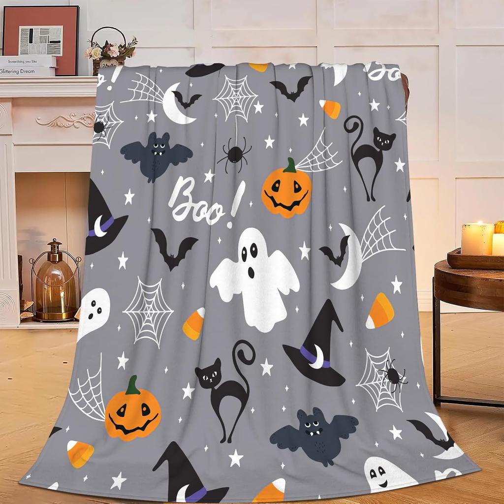 Sports Ball Pattern Throw Blanket Basketball Football Soccer Baseball Design for Kids Room Decor Gift for Him BoyGift