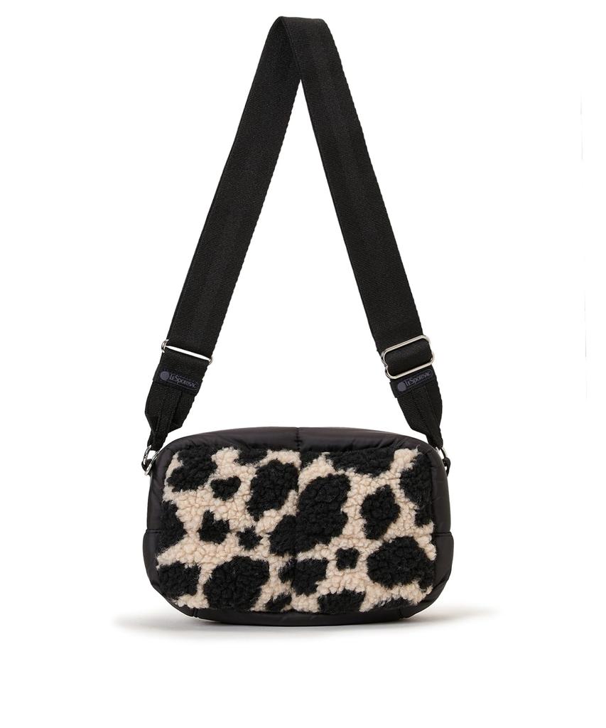 LeSportsac Official PUFFY CUBE Cow Sherpa Shoulder Bag CROSSBODY/3976 Women's