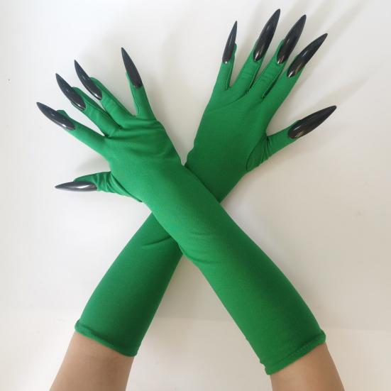 Halloween Long Finger Claw Gloves Adults Paw Gloves with Long