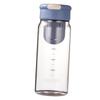 Plastic Water Bottle Built in Tea Strainer Clear Body 650ml Sport Water Bottle for   Staff