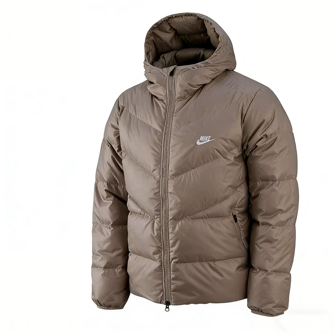 Nike WINDRUNNER Loose Water repellent Warm Casual Bread Down Jacket for Men бобровый