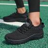 Fashion Women Sneakers Trendy Breathable  Comfortable Soft Running Shoes High - Quality Knit Upper Lace Up Tenis Feminino