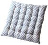 Hagiwara Seat 40 X 40 Cotton Cushion, Navy, Approx. Cm, "Crack", 100%