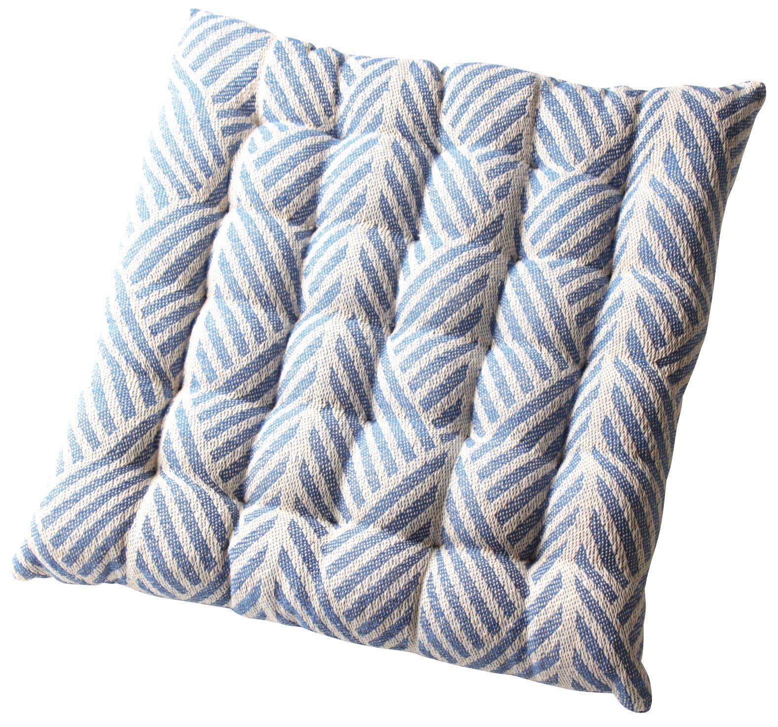 

Hagiwara Seat 40 x 40 Cotton Cushion, Navy, Approx. cm, Crack , 100%
