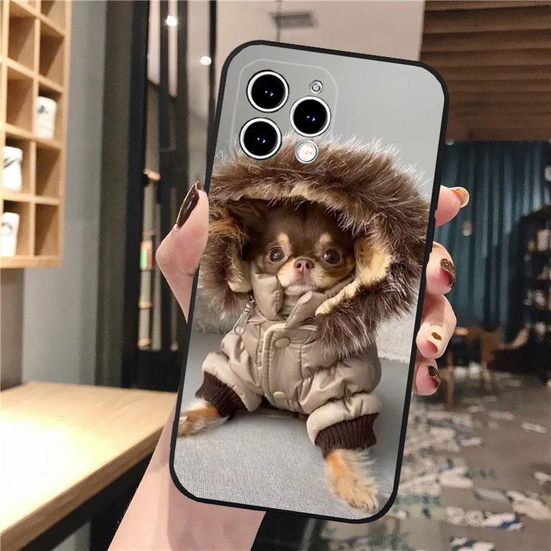 

Чохол для телефону щеня чихуахуа для iphone 15 14 Pro Max 13 12 11 Pro Max XSMax XR 12 13 mini 14 Plus Shell iPhone 12