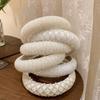 Baroque Vintage Pearl Glass Beads Bow Headband Fashion Hairbands Full Rhinestone Sponge Hair Band Hair Accessories