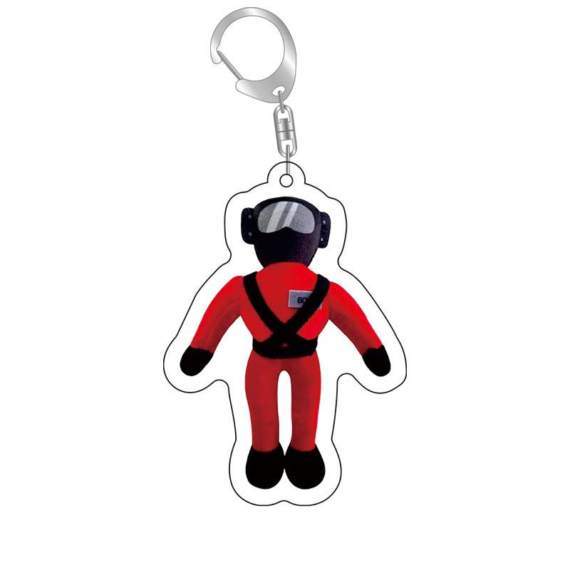 Skibidi Toilet Cameraman Speakerman Acrylic Products Keychain Funny Jewelry Friends Fans Gift Bag Charms Souvenir Accessorie