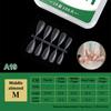 100Pcs/Box Matte Fake Nails No Polishing Press On False Nails Medium Short Design High Matt Soft Gel Nail Tips For Extension