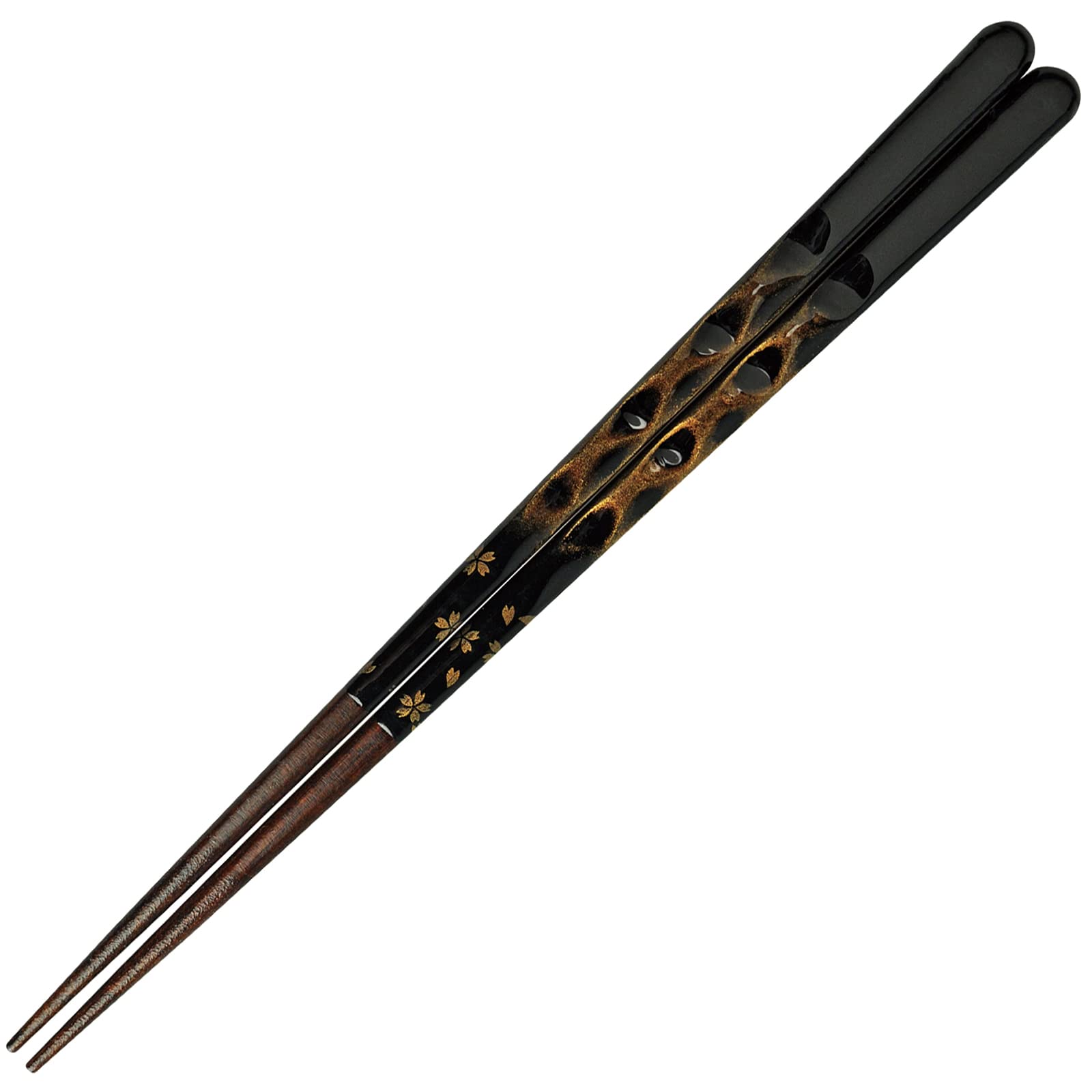 

Wakasa Lacquer Natural Dishwasher Kasumi Carved Cherry Blossom Made in 264581 Chopsticks, Wood, Safe, 23.5cm, Half-and-Half Design, Gold, Japan, золотой