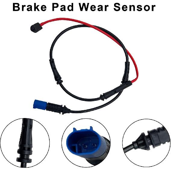 Brake Pad Wear Sensor Front Left & Right Wheel, for 2019-2021 BMW 330i xDrive, 2020-2021 M340i xDrive, Replacement# 34356870349