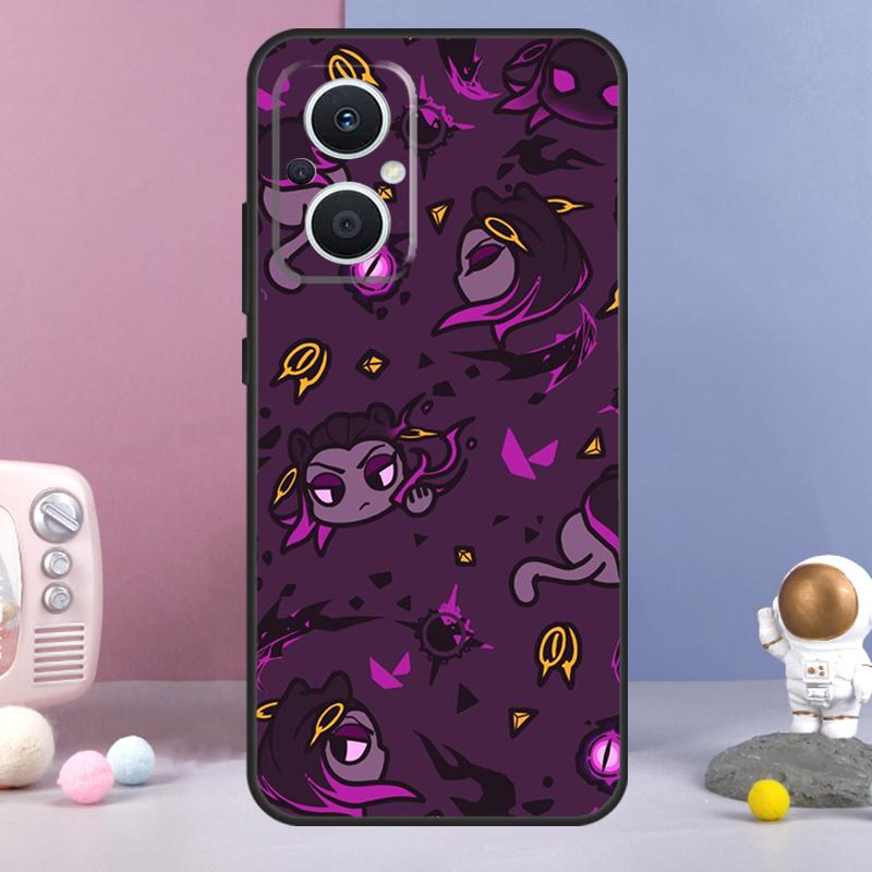 Valorant Game Character Art Funda For OPPO Reno 12 F 11F 13F 14F 10 11 13 14 Pro 7 8 Lite OPPO Find X9 X6 X5 X8 Pro Case