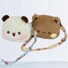 Cute Bear Crossbody Bag Kawaii Anime Bear Figure Bag Fashion Versatile Cartoon Plush Shoulder Bags for Women Girls