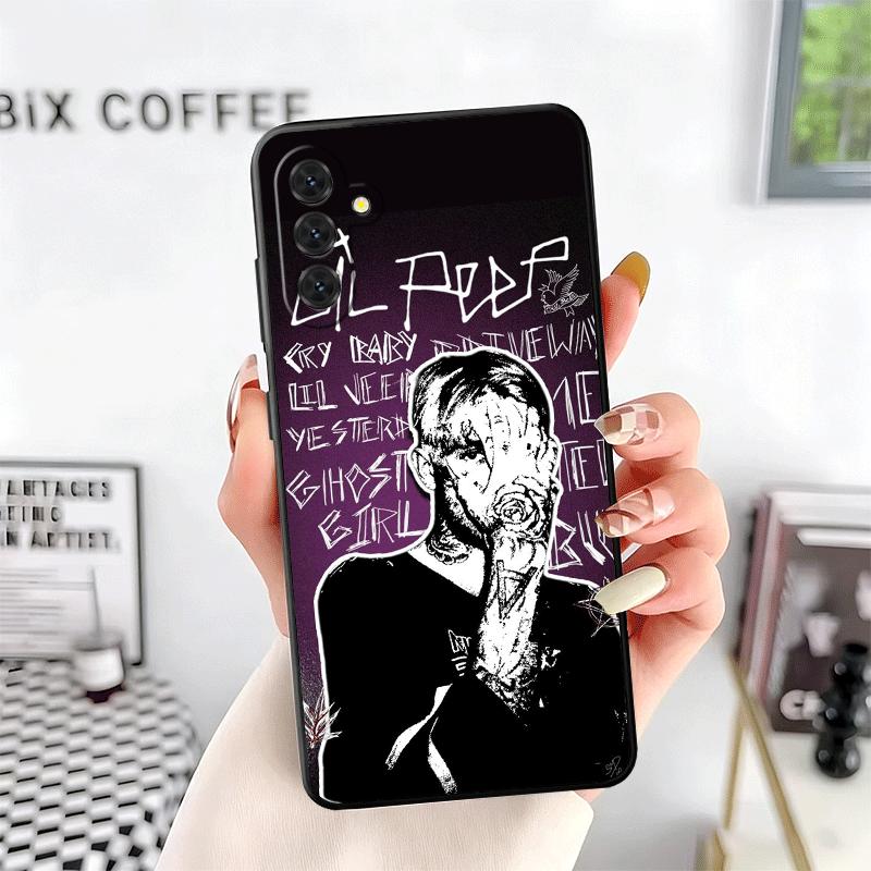 Lil Peep Hellboy Liebe Weiche Handyhülle für Samsung A17 A37 A57 A16 A26 A36 A56 A15 A25 A35 A55 A14 A24 A34 A54 A13 A23 A33 A53 A5