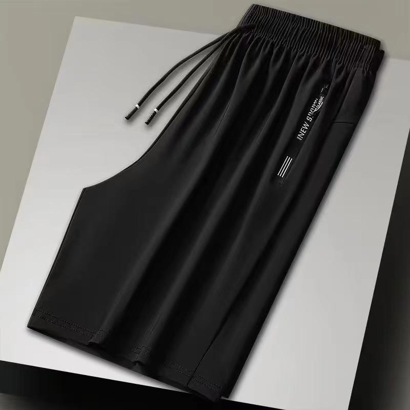 

Мужские эластичные спортивные пляжные шорты – Легкие повседневные бриджи 4XL (175-190 jin)