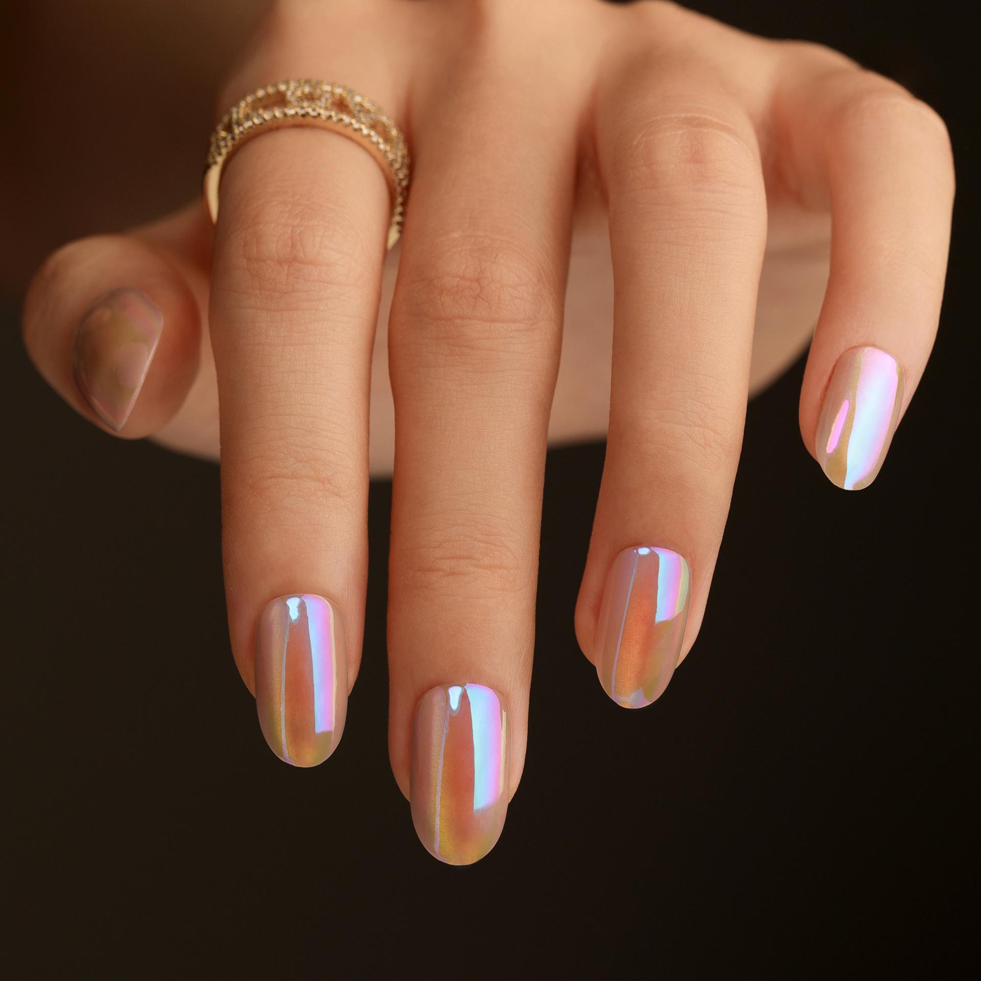 

Wear nail pads Processing nail art False nails Light custom nail patches Aurora cat eye nail pads