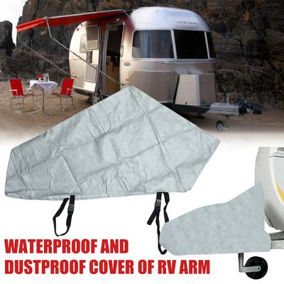 Grey Waterproof Caravan Trailer Towing Hitch Coupling Lock Cover Hook Connector Hitch Rain Dust Protector RV Truck