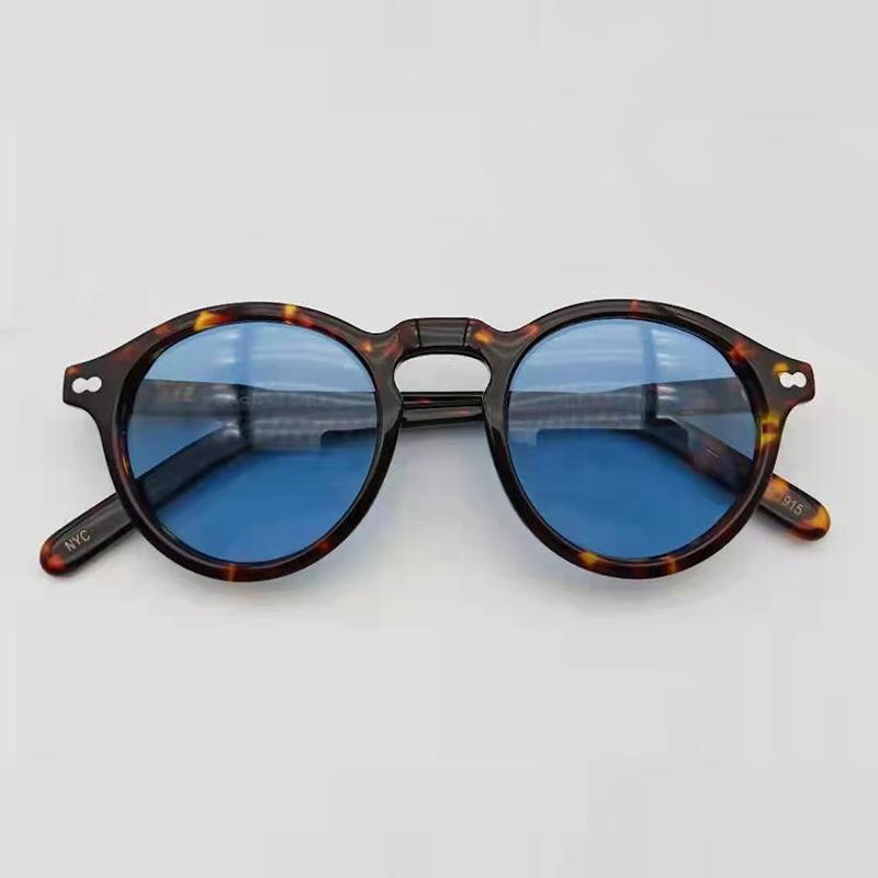 

Johnny Depp Sunglasses Man Lemtosh Round Polarized Sun Glasses Woman Luxury Brand Vintage Acetate Frame Driver s Shade No Box