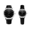 [MONCROSS] MONCROSS Unisex Leather Couple Wristwatch MS1811MF-BK