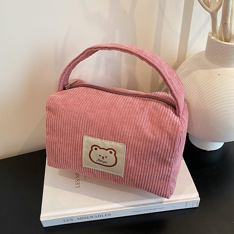 Cosmetic Bags for Women Plush Cute Handbag Summer Fashion Soft Comfortable Large Capacity Trendy Handbag for Women Organizer