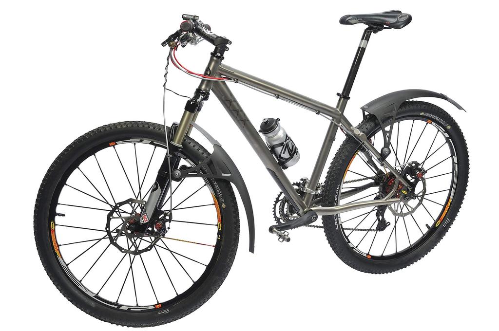 Zefal Mudguard NO MUD Bicycle Small Width 65mm Compatible with Wheels 190g 2440 Black/Black 26"