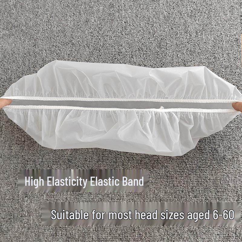 Thickened, Reusable Bath Cap for Women - Waterproof, Dustproof, Oilproof for Home, Hotel, or Guesthouse Shower