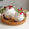 6/8/10/12CM Sparkling Golden Christmas Balls Foam Christmas Tree Hanging Ornaments  Photo Prop