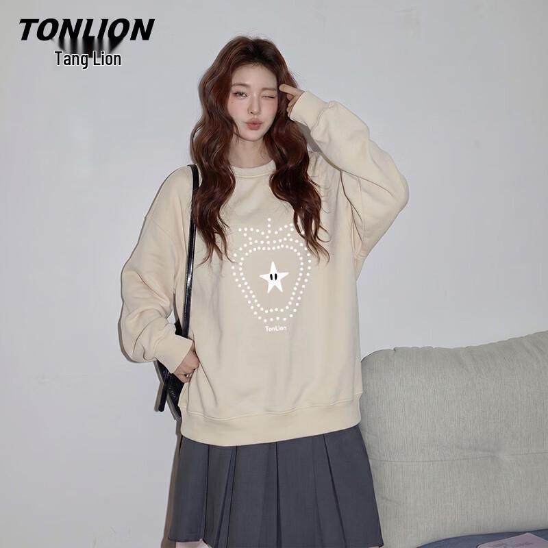 TonLion Women s Pullover Sweatshirt L