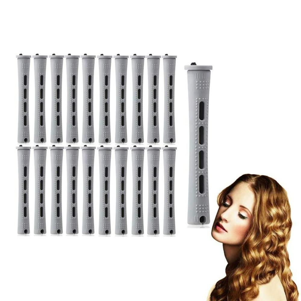20pcs Durable Hair Perm Rods Plastic Cold Wave Rods For Women Plastic Curling Rollers  Hair DIY