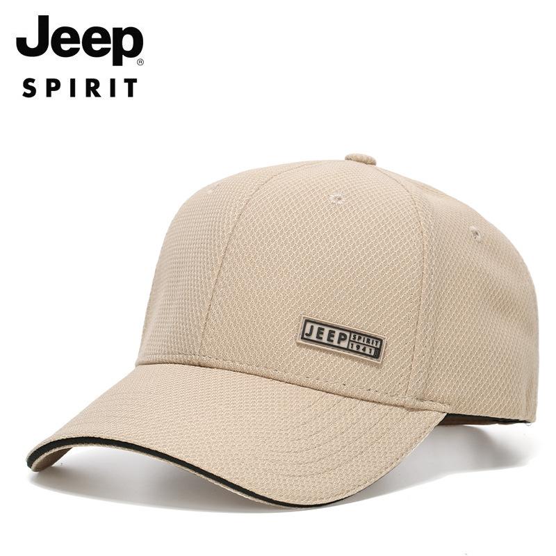 

Casual Car Baseball Cap Outdoor Adjustable embroidery Sunscreen Hat For Jeep Renegade Compass Grand Cherokee Wrangler Gladiator бежевий